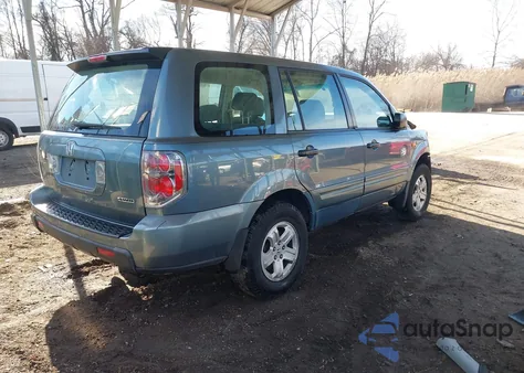 2006 Honda Pilot Lx from USA, damaged, VIN 2HKYF18156H542940